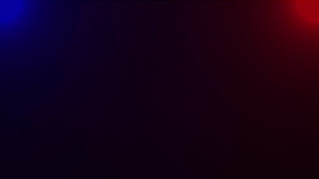 Flashing strobe lights from an emergency vehicle defocused to create a smooth bokeh background Red blue flashing warning light, siren. Police flashing light, flashing lights. 4K video.