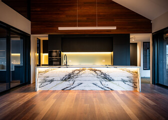 modern kitchen interior