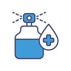 Antiseptic icon vector