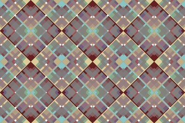 Ethnic seamless patterns with simple shapes. Tribal and ethnic fabrics. African, American, Mexican, Indian styles. Simple geometric pattern elements are best used in design, textile printing.