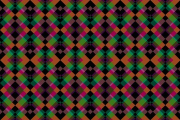 Ethnic seamless patterns with simple shapes. Tribal and ethnic fabrics. African, American, Mexican, Indian styles. Simple geometric pattern elements are best used in design, textile printing.