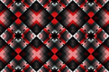 Ethnic seamless patterns with simple shapes. Tribal and ethnic fabrics. African, American, Mexican, Indian styles. Simple geometric pattern elements are best used in design, textile printing.
