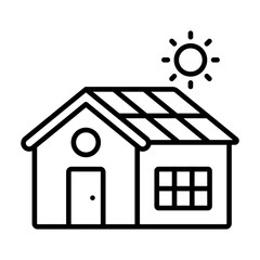 Smart Solar Panel Icon