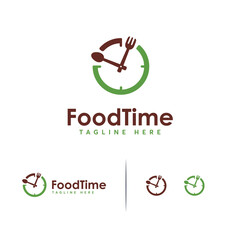 A  design featuring a clock with a spoon and fork.