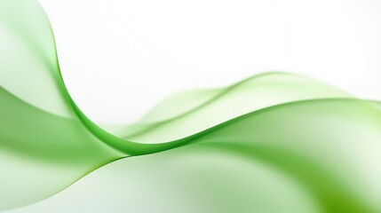Abstract Green Wave