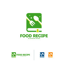 Colorful  design for a food recipe book.