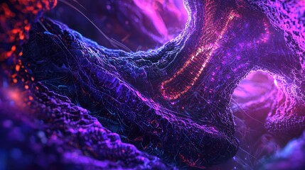 Abstract purple design