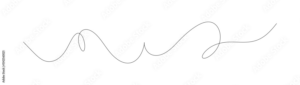 Poster abstract line art. continuous line drawing design element illustration.