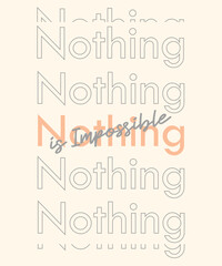 minimalist encouragement quote with peach tones and elegant text layering