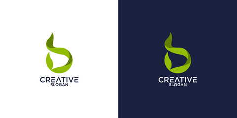 letter b geometry logo vector design