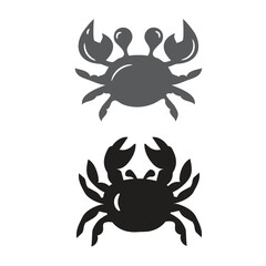 crab sign illustration vector design