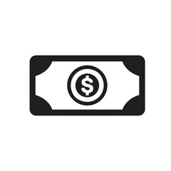 Dollar Money Vector Illustration. Dollar Bill note money. us dollar currency