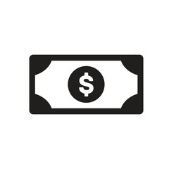 Dollar Money Vector Illustration. Dollar Bill note money. us dollar currency