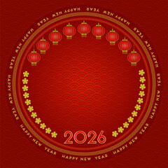 New Year Festival, Greeting Card, Bless, 
Happiness, Celebrate, Send Happiness