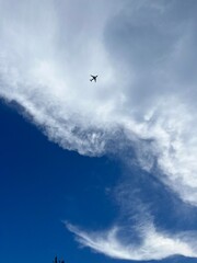 airplane in the sky