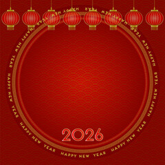 New Year Festival, Greeting Card, Bless, 
Happiness, Celebrate, Send Happiness