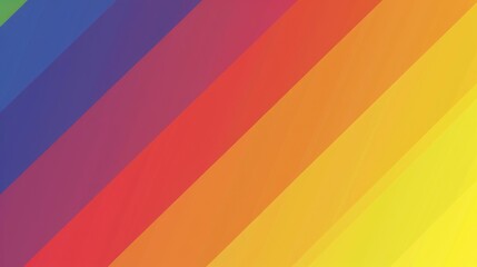 Abstract Rainbow Stripes Background