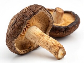 mushrooms isolated on white