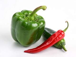 red and green peppers