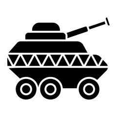 military vehicle icon