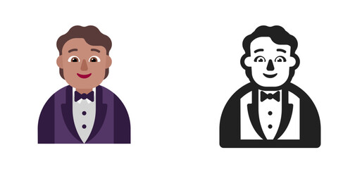 Person in Tuxedo Icon
