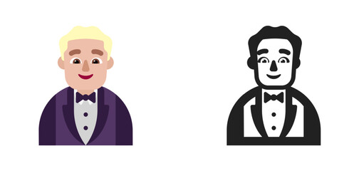 Man in Tuxedo Icon
