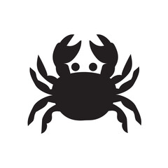 crab sign illustration vector design
