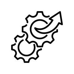 Operational Efficiency line icon