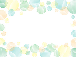 ビタミンカラーのフレーム・背景