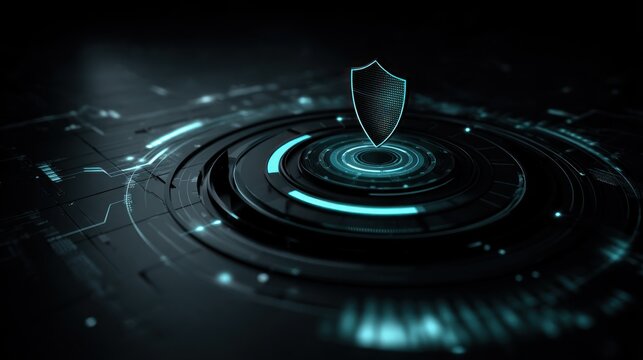 Abstract digital shield interface