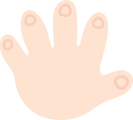 open hand gesture icon