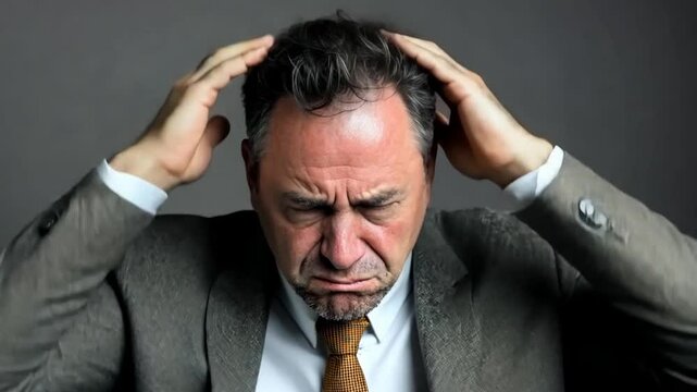Frustrated businessman