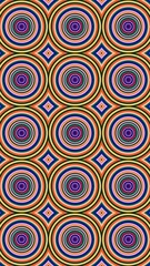 circle motif, circle pattern, symmetrical, circle lines, wall wallpaper, HD