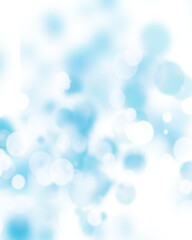 Blue Bokeh Abstract Background.