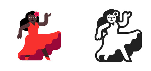 Flamenco Dancer Dark