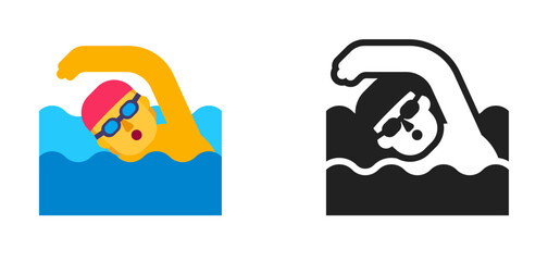 Swimmer Orange