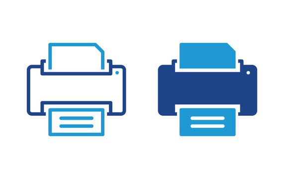 Printer icon vector