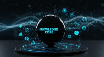 Knowledge core sphere with technological interface