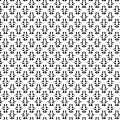 Seamless Futuristic Black and White Geometric  Pattern Background