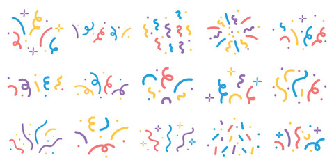 Colorful Confetti Background