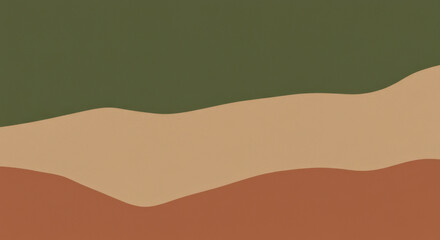 A modern, nature-inspired background with a seamless blend of earthy tones—moss green, warm sand, and muted terracotta. 