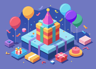 3d gift vector