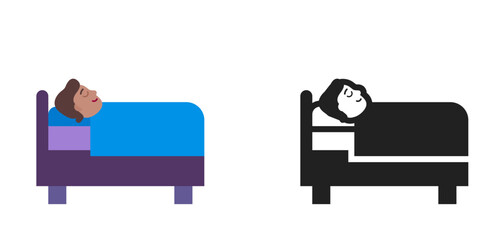 Person in Bed Medium