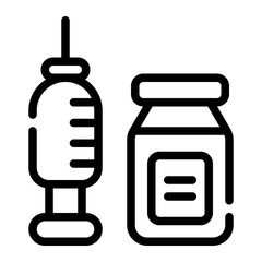 injection line icon