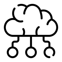 neurotech line icon