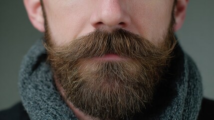 Obraz premium Visual Guide Showcasing Various Movember Facial Hair Styles With Detailed Instructions