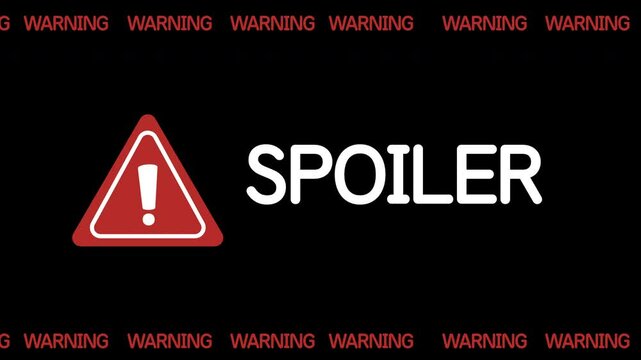 Spoiler Warning Background for Video Reviews of Films, Books, and More