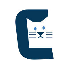 cat logo for variety food and shop for cat needs, logo design inspirations