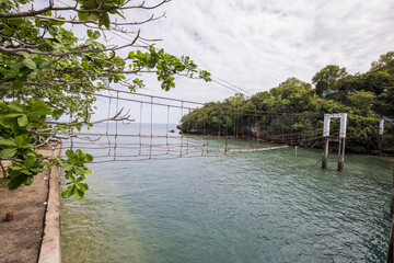 Old Salag Hanging Bridge tourist spot and destination Tabogon