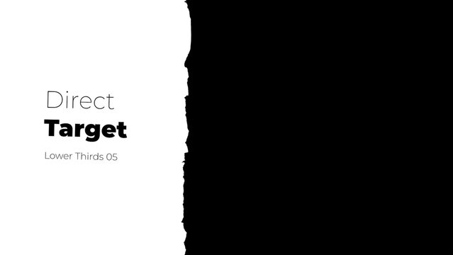 Ripped Paper Lower Third 05